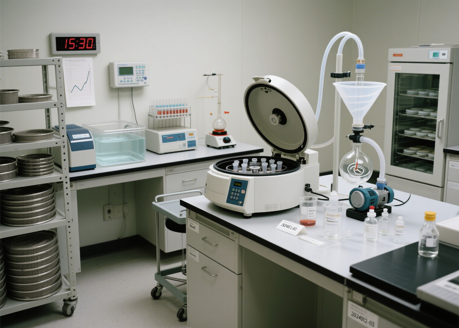 Food lab utilities and safety scheme