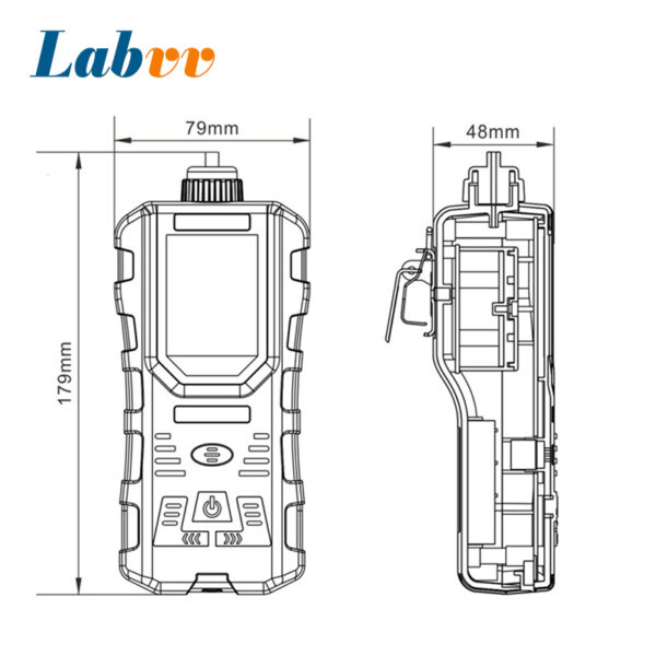 s316 portable multi gas detector – pump suction, real time monitoring, ip65 explosion proof