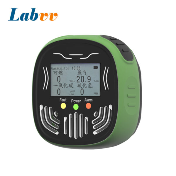 wristwatch style 4 in 1 gas detector & alarm with customizable sensors, ip65, lora/4g connectivity – gss gp302