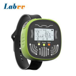 wristwatch style 4 in 1 gas detector & alarm with customizable sensors, ip65, lora/4g connectivity – gss gp302