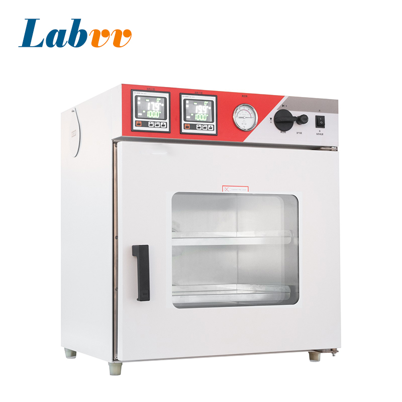 BZF Series Vacuum Drying Oven with Heated Shelves, models BZF-30, 50, 100, 250, 500, laboratory oven for powders, glassware, and heat-sensitive samples