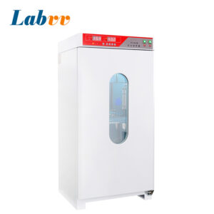 LabVV Biochemical Incubator SPX series with precise temperature control, adjustable shelves, and dual heating/cooling, ideal for research, microbial, and industrial laboratories.