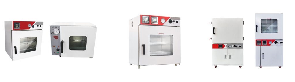 Labvv BZF-30 vacuum drying oven series for laboratory glassware, powders, and heat-sensitive materials with shelf heating and independent temperature control