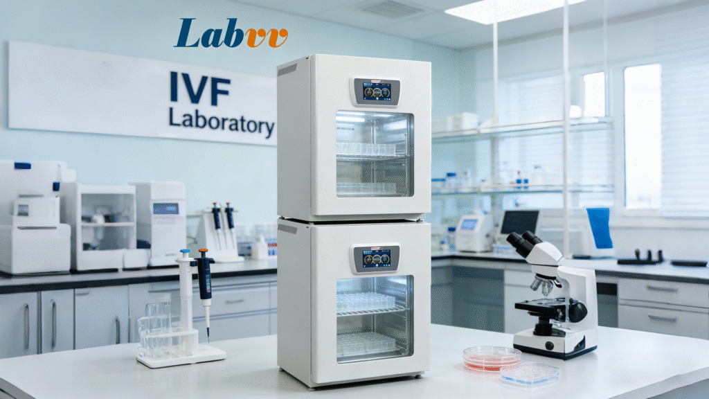 CO₂ incubator for IVF and clinical laboratories with precise temperature and CO₂ control