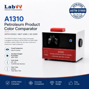 LabVV A1310 Petroleum Product Color Comparator - ASTM D1500 Compliant for petroleum color grading